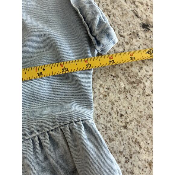 Savanna Jane Tiered Denim Dress Womens Size Large New! - Picture 7 of 9